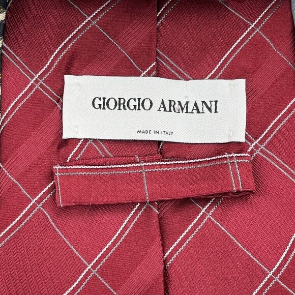 GIORGIO ARMANI Men's Silk Tie Necktie ITALY Luxury LOT of 3 EUC - Picture 9 of 16